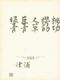 绿巨人樱桃荔枝青青草的功效