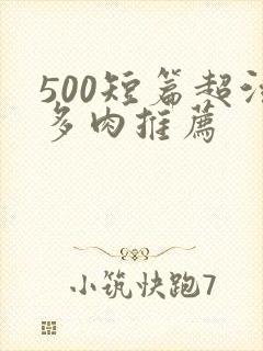 500短篇超污多肉推荐