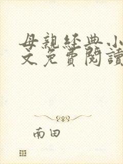 母亲经典小说全文免费阅读