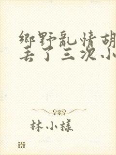 乡野乱情胡秀英丢了三次小说