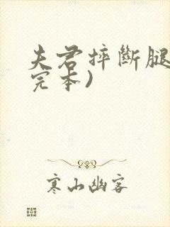 夫君摔断腿后(完本)