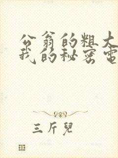 公翁的粗大放进我的秘密电影