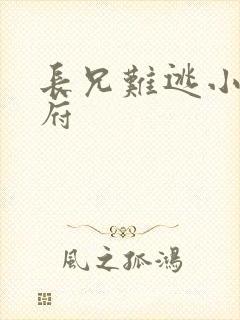 长兄难逃小说萧府