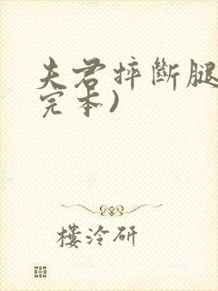 夫君摔断腿后(完本)