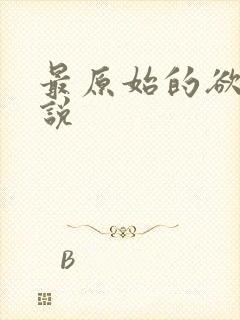最原始的欲望小说