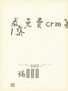 成免费crm第1集