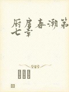 厨房春潮第三十七章