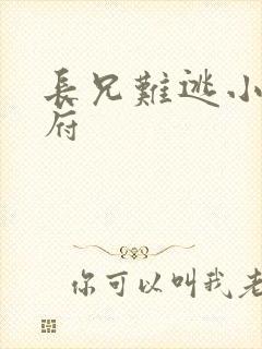 长兄难逃小说萧府