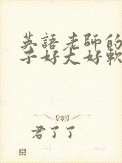 英语老师的小兔子好大好软水