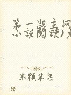 第一版主网(在小说阅读)免费阅读