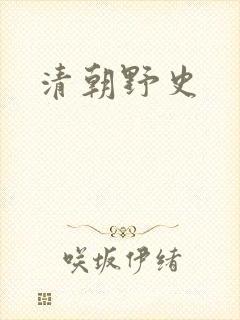 清朝野史