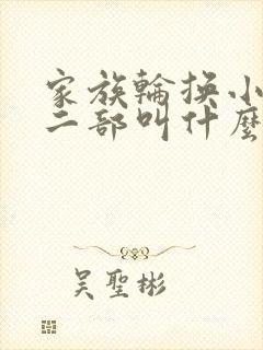 家族轮换小说第二部叫什么名字