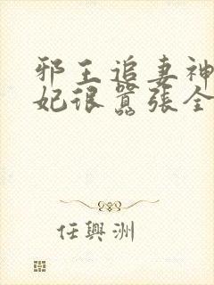 邪王追妻神医狂妃很嚣张全文免费