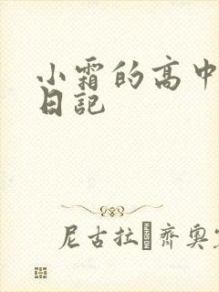 小霜的高中成长日记