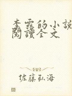 李霖的小说免费阅读全文