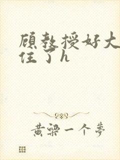 顾教授好大含不住了h