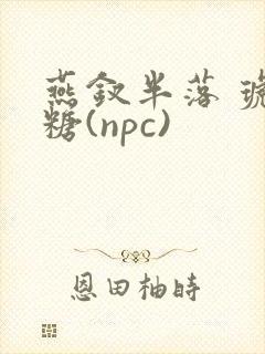 燕钗半落 琥珀糖(npc)