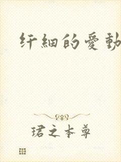 纤细的爱动漫