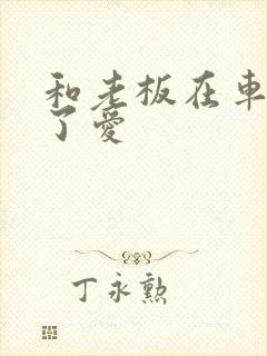 和老板在车里做了爱