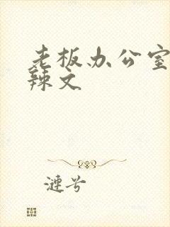 老板办公室系列辣文