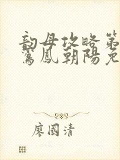 韵母攻略第二部鸾凤朝阳免费阅读