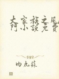 大家族之风流豪门小说免费阅读