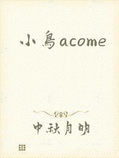 小鸟acome