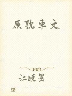原耽车文