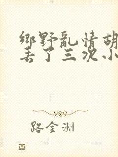 乡野乱情胡秀英丢了三次小说