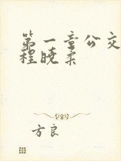 第一章公交激战程晓柔