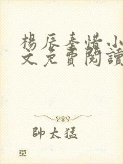 杨辰秦惜小说全文免费阅读最新