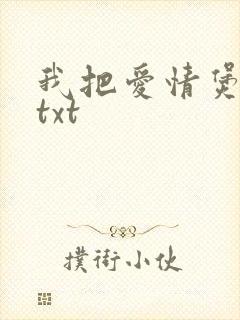 我把爱情煲成汤txt