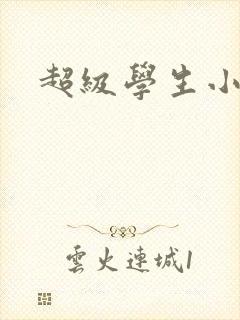 超级学生小说