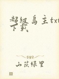 超级岛主txt下载