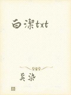 白洁txt