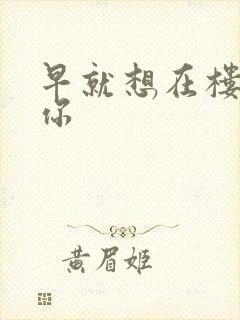 早就想在楼梯要你