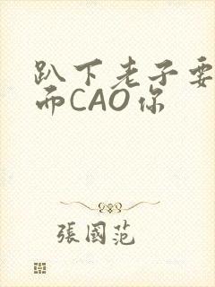 趴下老子要从后面CAO你