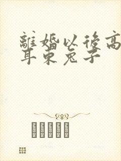 离婚以后高干 耳东兔子