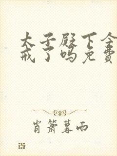 太子殿下今天破戒了吗免费阅读