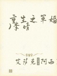 重生之军婚(h)李晴