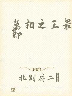 万相之王最新章节