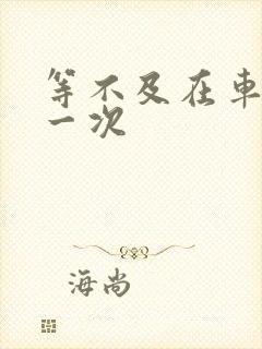 等不及在车里做一次