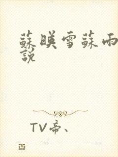 苏映雪苏雨柔小说