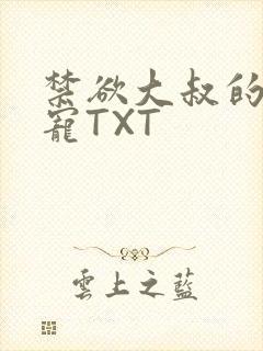 禁欲大叔的心尖宠TXT