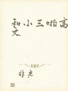 和小三啪高辣h文