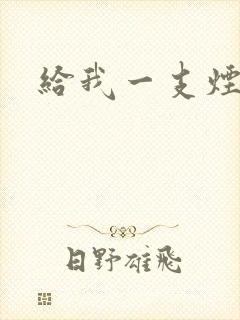 给我一支烟小说