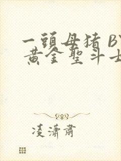 一头母猪 BY 黄金圣斗士