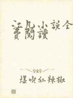 江凡小说全文免费阅读