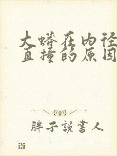 大蟒在内径横冲直撞的原因