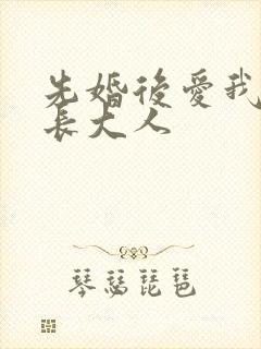 先婚后爱我的市长大人